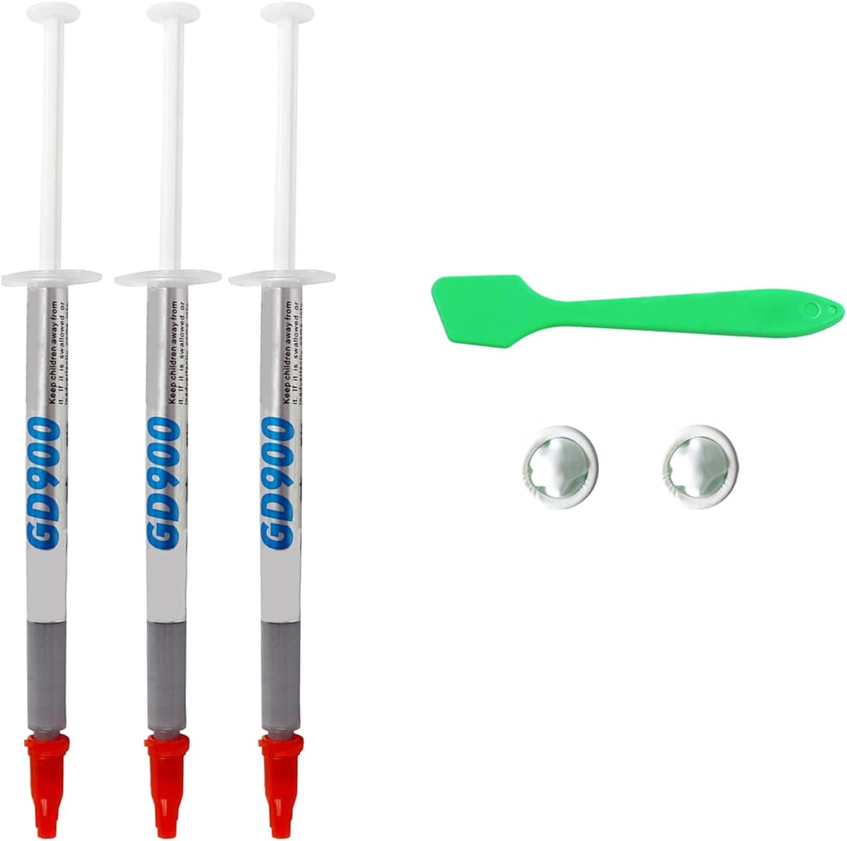 Thermal Paste Scentless CPU 4.8WM-K Heatsink Grease 3Pcs Superior Grey