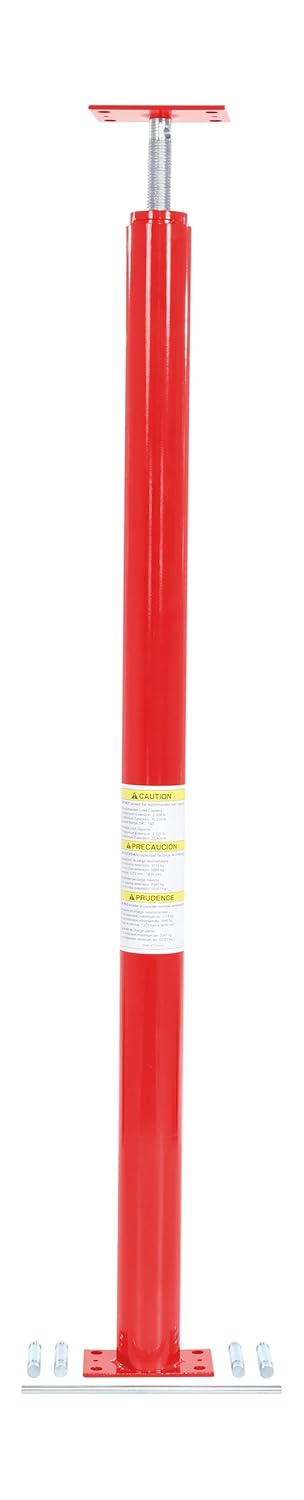 Vestil FJB-150 Basement Floor Jack, 54" - 150" Height Range, Maximum Height Capacity (lbs.) 2588, Minimum Height Capacity (lbs.) 11200