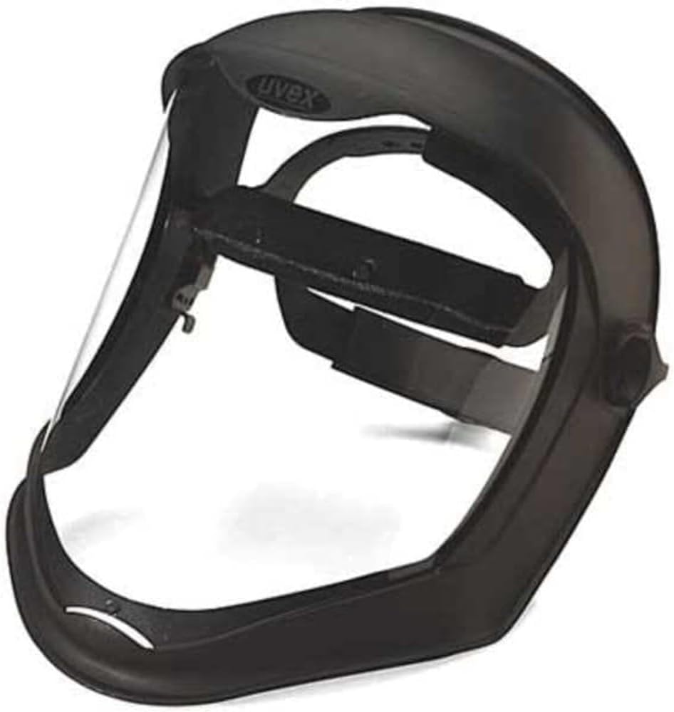 Honeywell Uvex Bionic Face Shield with Clear Polycarbonate Visor and Anti-Fog/Hard Coat (S8510) | Hard Coat