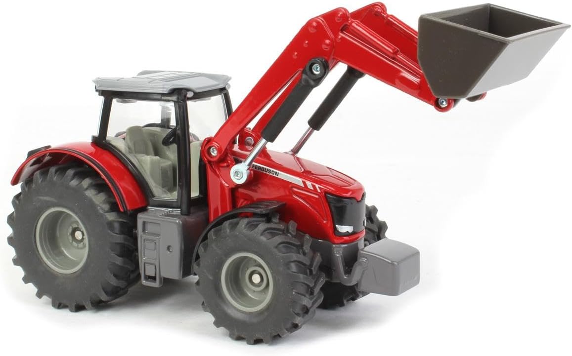 Siku 1985 Farmer Massey Ferguson with Front Loader, Red