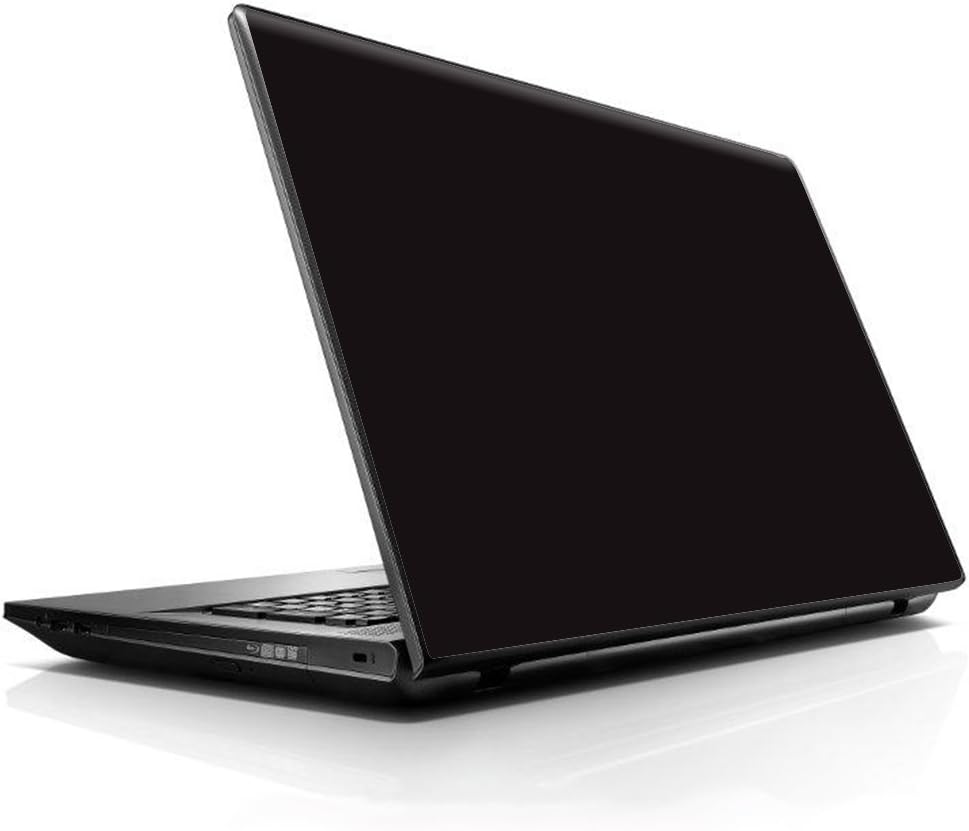 15 15.6 inch Laptop Notebook Skin Vinyl Sticker Cover Decal Fits 13.3" 14" 15.6" 16" HP Lenovo Apple Mac Dell Compaq Asus Acer/Solid Black