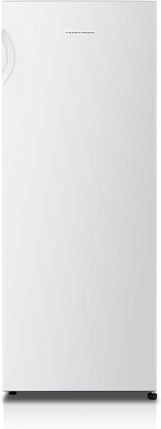 Fridgemaster MTL55242E Freestanding Upright Larder Fridge, Reversible Door, 242 Litre, 55cm width, White, E rated