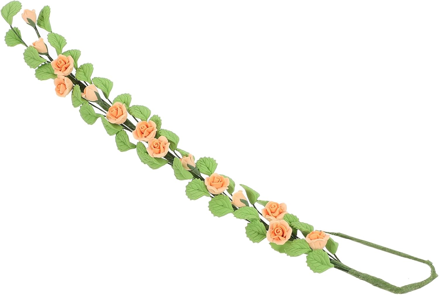 Milisten Miniature Rose Flower Vine Model Simulation Flower Decoration for Dollhouses and Projects for Landscapes and Crafts Sturdy Material Lifelong Design