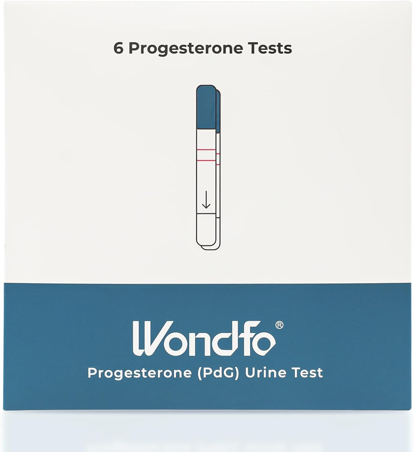 Wondfo Progesterone Metabolite Test PdG Test Strips to Confirm Ovulated at Home 6 Progesterone Test One Cycle Trying to Conceive