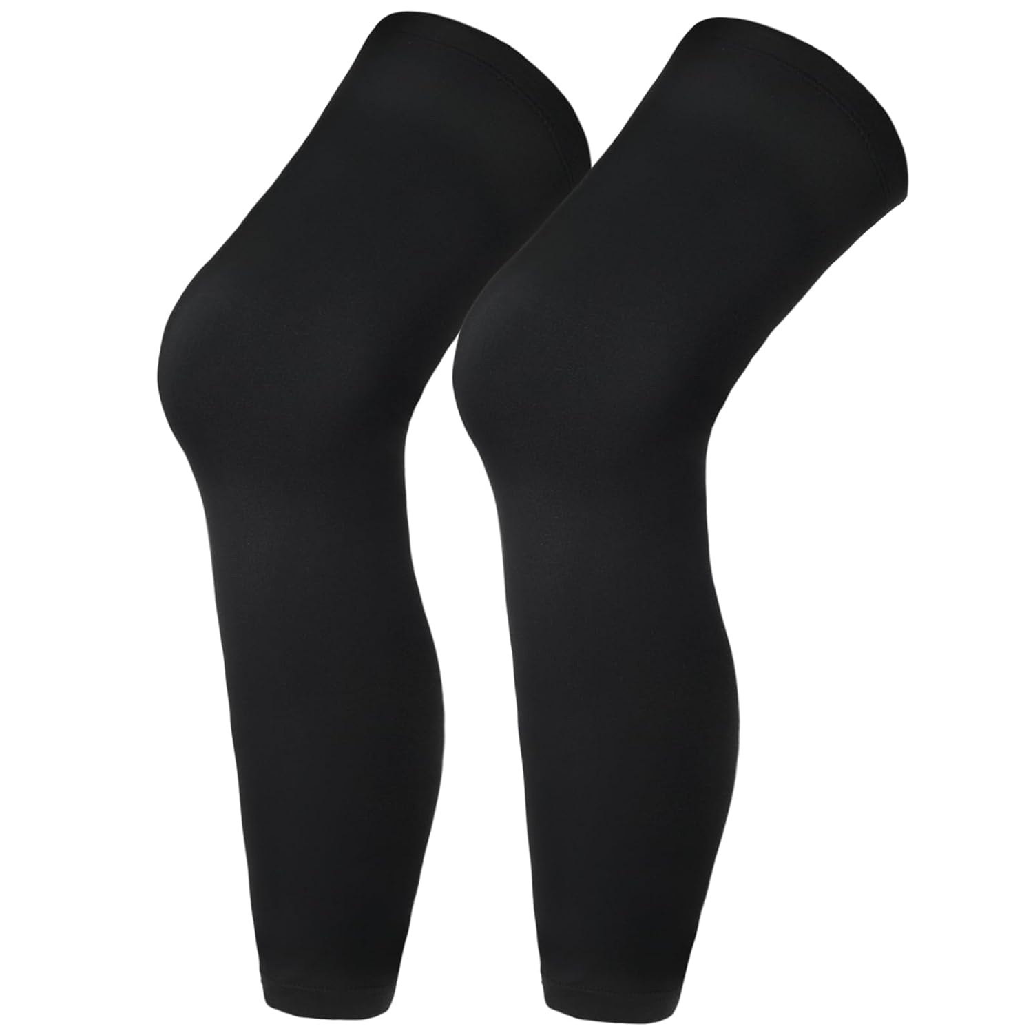 APLZGMG Compression Leg Sleeve, Basketball Leg Sleeve Full Length Sports Cycling Leg Sleeves Knee Brace Undersleeve for Men Women, Knee, Thigh, Calf, Running