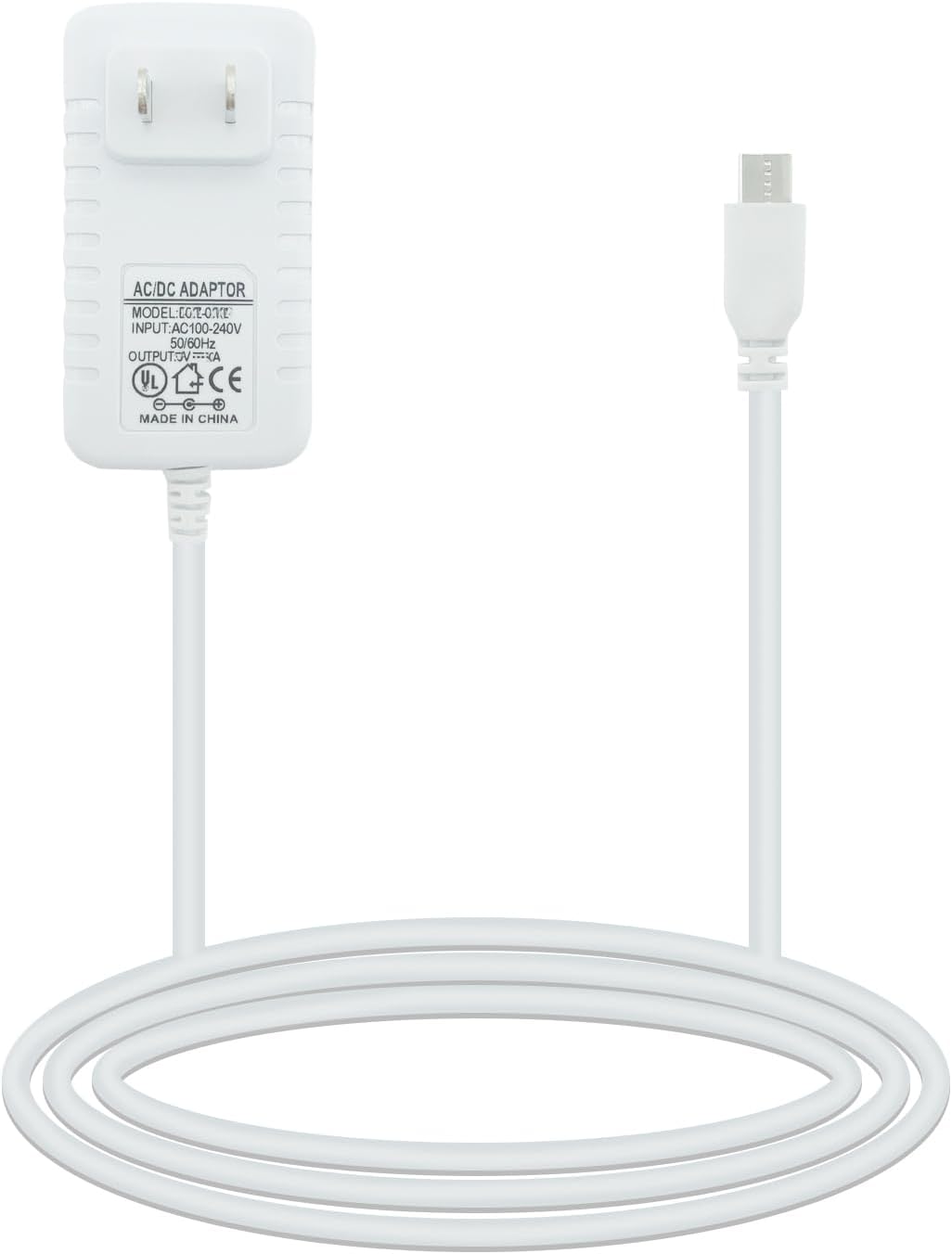 Charger Replacement for V-Tech, Babysense, Owlet, LBTech, Eufy, VAVA, Moonbaby Baby Monitor, Power Adapter Micro USB Cord Cable 6 FT (Check Charging Port of 2nd Picture Before Buying)
