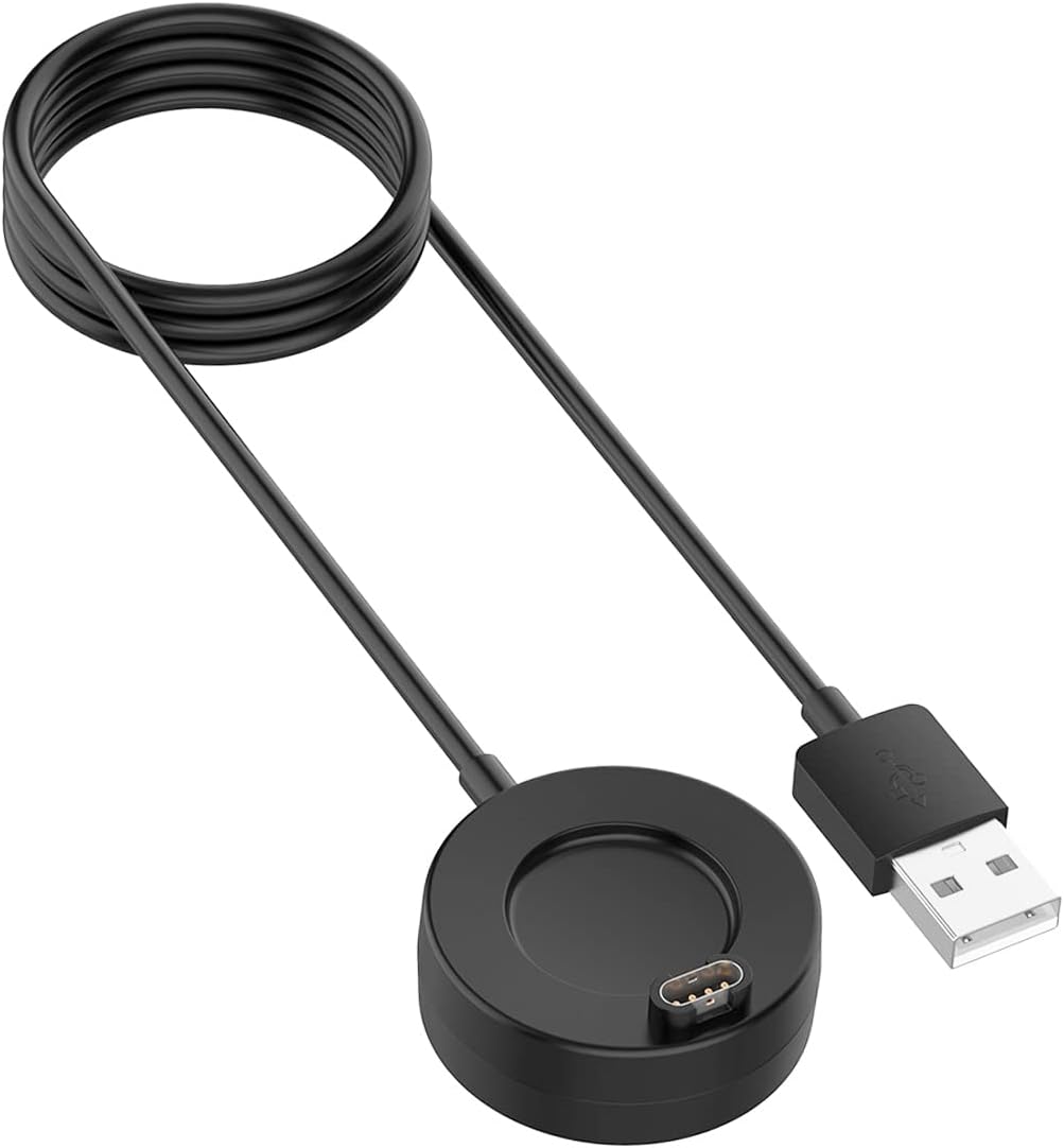 Charger for Garmin Forerunner 965 955 945 935 745 265 255 245 55 45, Approach S10 S12 S40 S42 S60 S62 S70, Fenix 7 7S 7X, Vivoactive 3 4 4S, Instinct 2, Venu 2 2S Plus Charging Cable