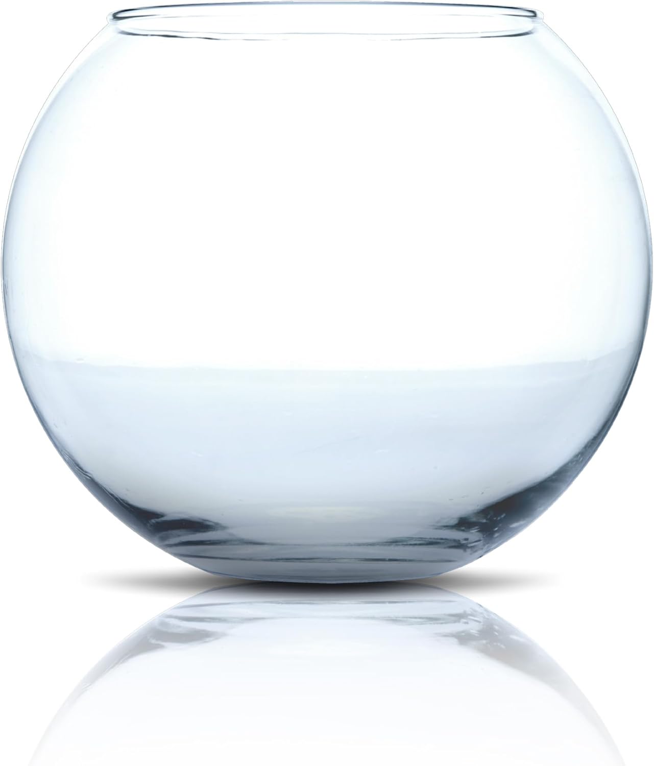 Amtra Crystal Globe - Clear Glass Fishbowl, Goldfish Aquarium, Mouth-Blown, 30 cm