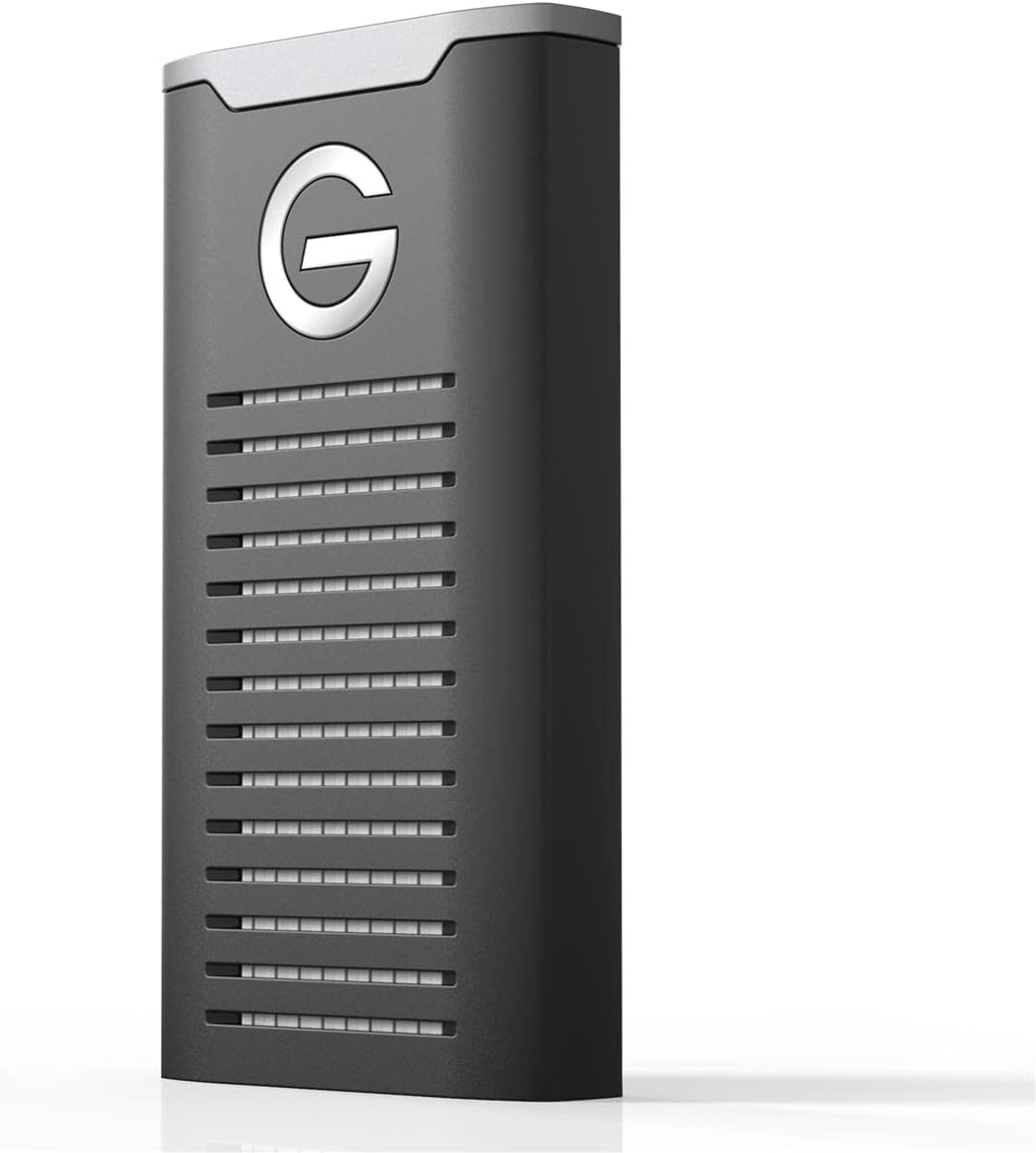 SanDisk Professional 4TB G-Drive SSD - Ultra-Rugged, IP67 Dust/Water Resistant, Portable External NVMe Solid State Drive, Up to 1,050 MB/s, USB 3.2 Gen 2 - SDPS11A-004T-GBANB