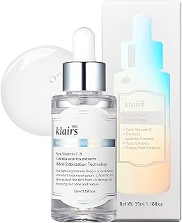 [DearKlairs] Freshly Juiced Vitamin Drop, 5% Hypoallergenic pure vitamin C serum, 35ml, 1.18oz | a potent skin rejuvenator, l ascorbic acid , antioxidant serum for face, korean skincare