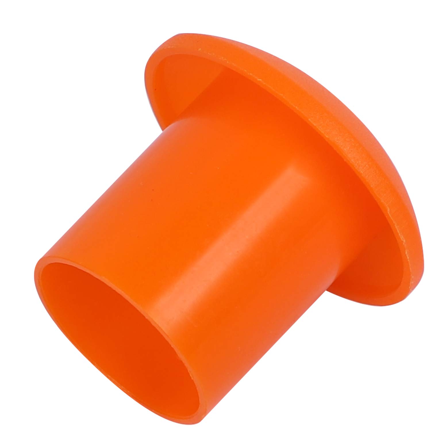 KEILEOHO 100 PCS Orange Plastic Mushroom Rebar Caps - Size #3-#7, 10M - 25M
