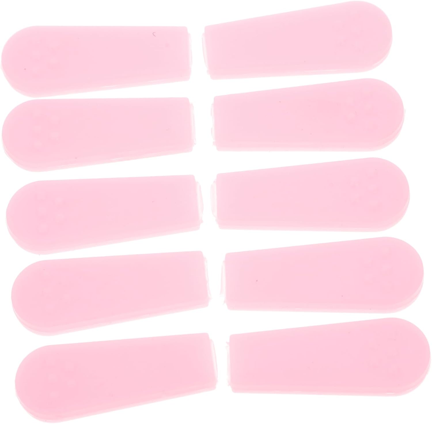 Cabilock 20pcs Non-slip Pink Claw Covers for Claw Machines Flat-type Protective Sleeves Anti-slip Particles Machine Grippers Accessories for Vending and Toy Picking
