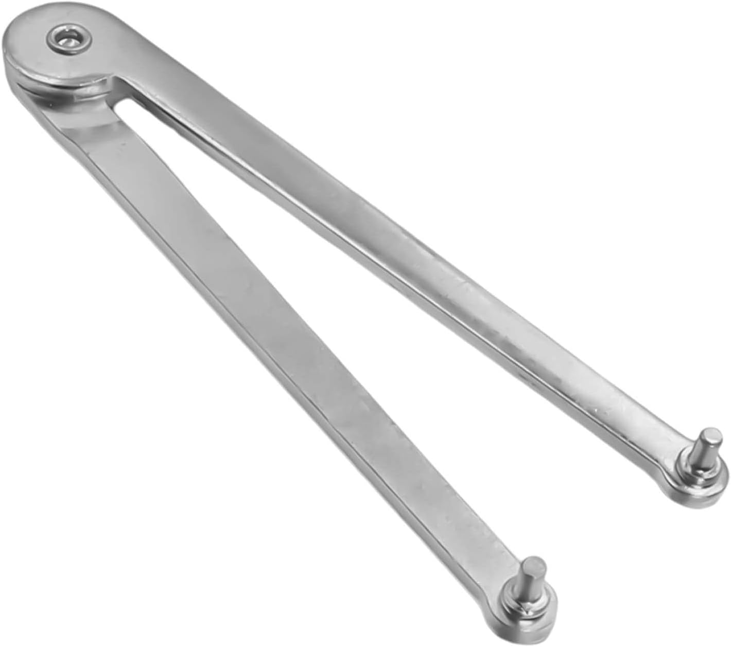 Sankoly Universal Adjustable Angle Grinder Wrench Pin Spanner Locknut Wrench for Backing Pads on Angle Grinder and Round Nuts with Drilled Holes
