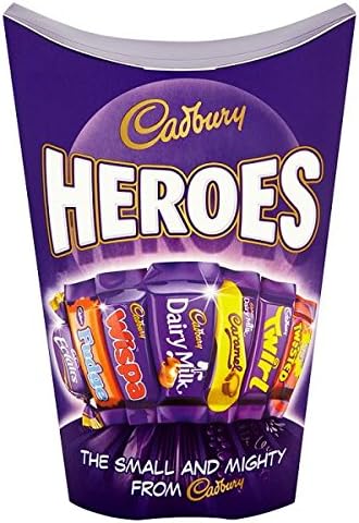 ( 9 Pack ) Cadbury Heroes Chocolate Carton 185g