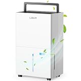 4500 Sq.ft Energy Star Dehumidifier for Home Basement, 52 Pints Large Room Dehumidifier with Drain Hose & Water Tank, Intelligent Humidity Control, Auto Defrost, for Living Room - 2024 Update