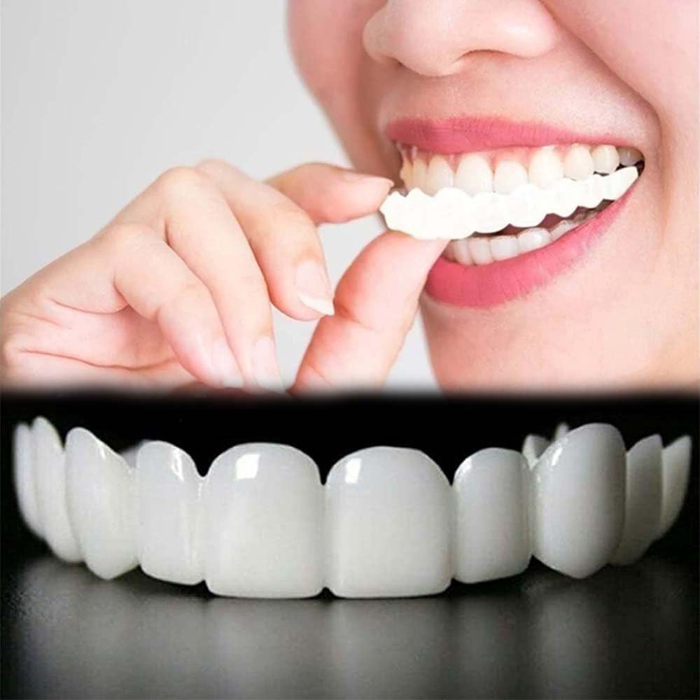 2 Pairs, Top and Bottom, Temporary Nature and Comfortable for Men and Women(White)