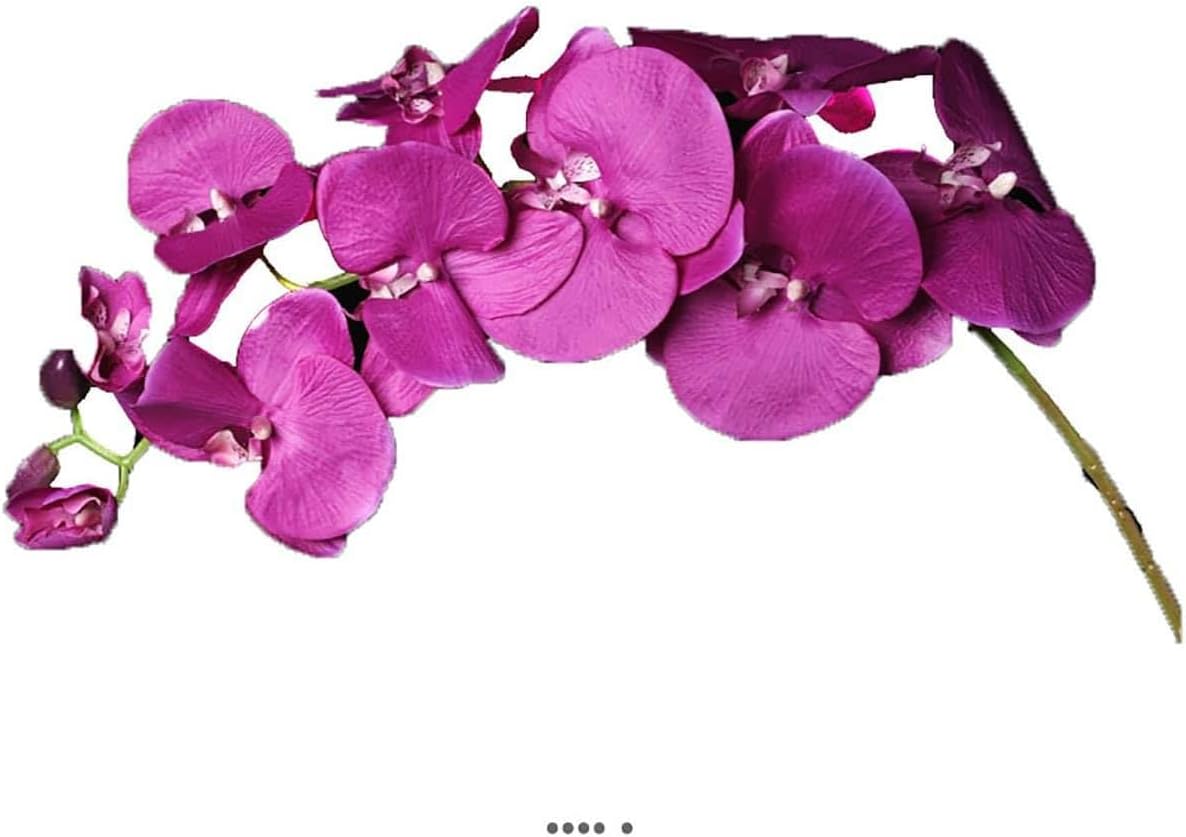 Artif-deco Lisa Orchid Artificial Deep Pink Height 98 cm 8 Florises 4 Buttons Pro Quality Choose Your Colour Intense Pink