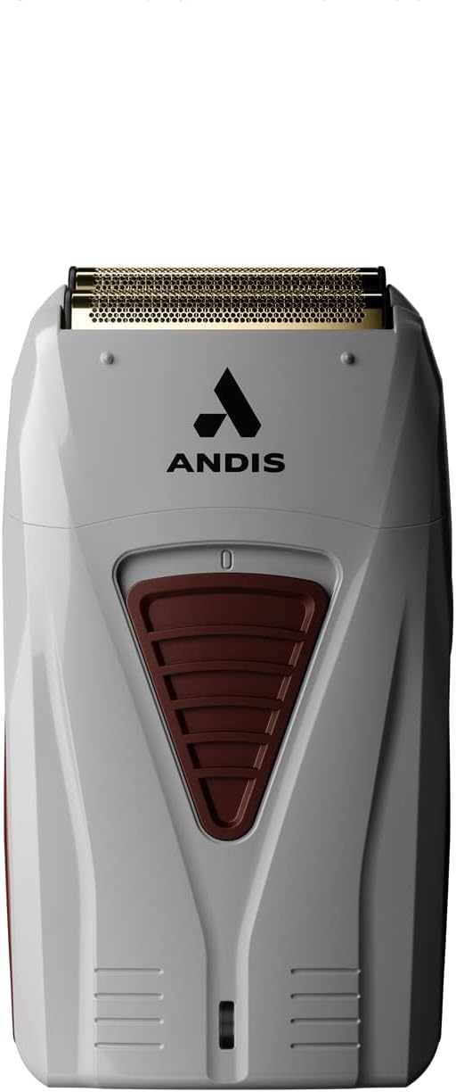 Andis - TS-1, Pro-Foil Lithium-Ion Cord/Cordless Foil Shaver with Super soft Titanium Cutters - For Close, Smooth Shaving - Dual Voltage, Waterproof Shaving Machine with Charger – Grey(Pack of 1)