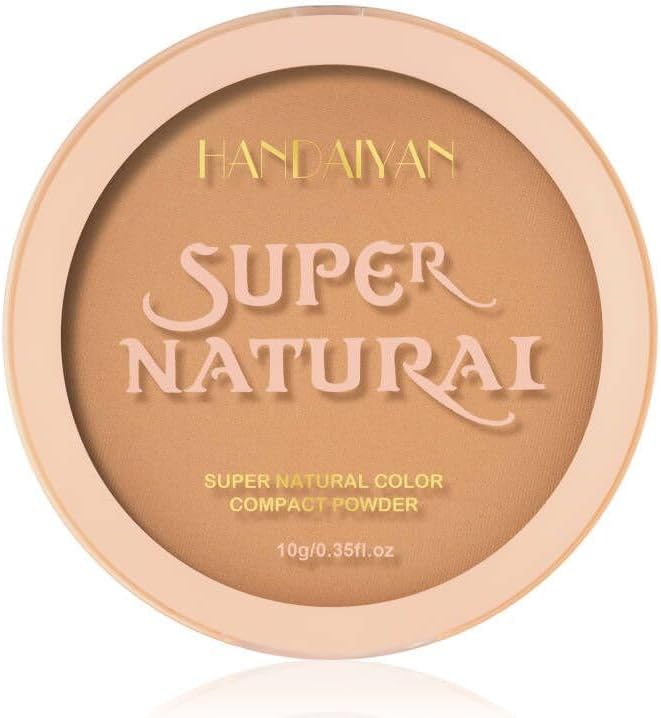 Professional Cosmetics Pressed Powder, Natural Matte Look Setting Powder, Long Lasting and Oil Control, Control Shine & Smooth Complexion, for a Flawless Matte Finish Makeup Base, 10g #04 Bronze
