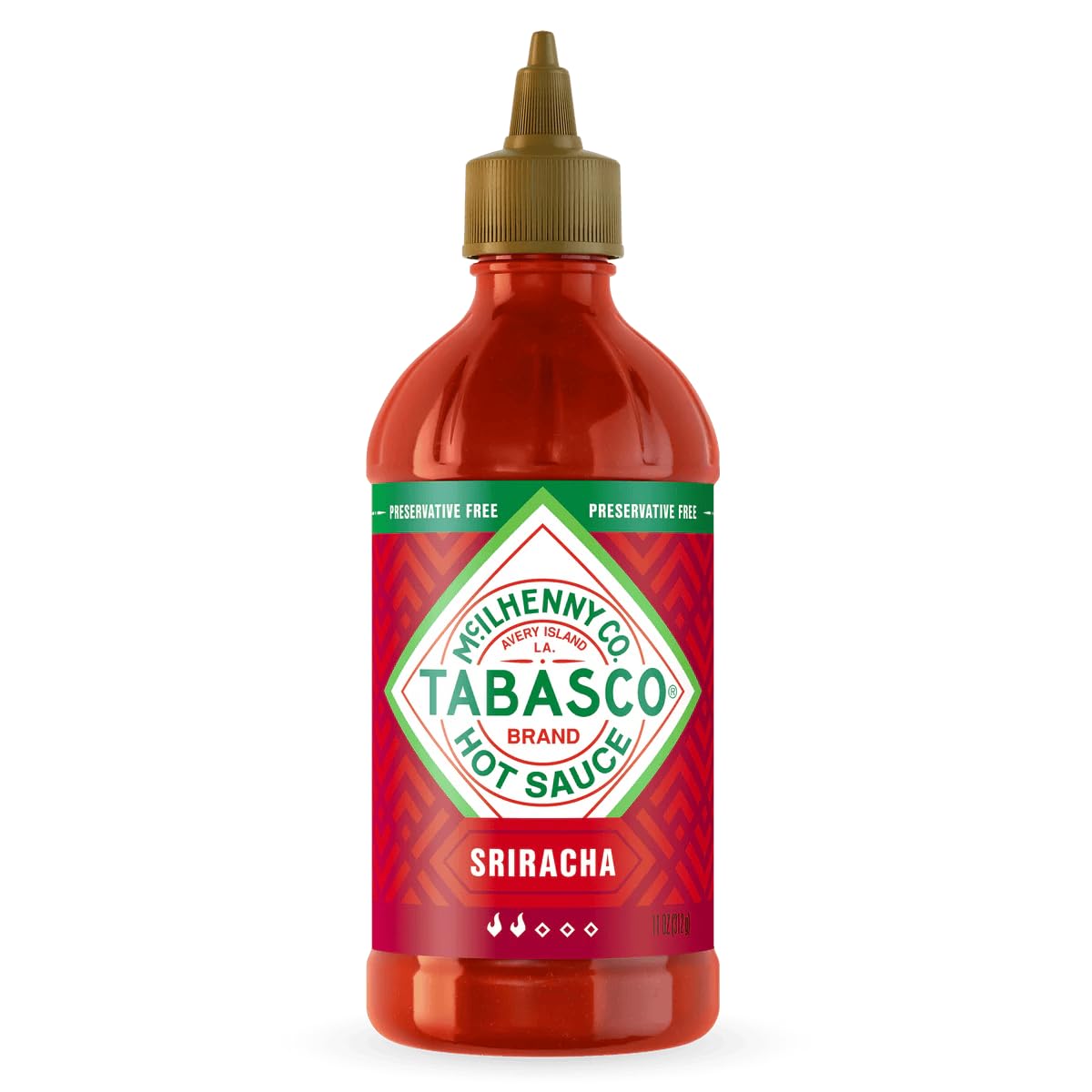 TABASCO Brand Sriracha Sauce, Medium, 11 Oz Squeeze Bottle (1-Pack)