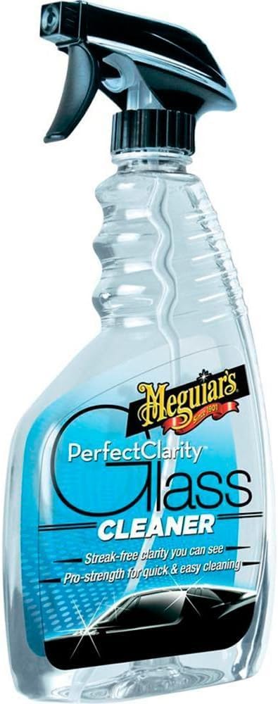 Meguiar's Perfect Clarity Glass Cleaner - Keep Windows, Windscreens, and Mirrors Gleaming with a Premium Anti-Hazing Formula that Leaves a Superior Streak-Free Finish