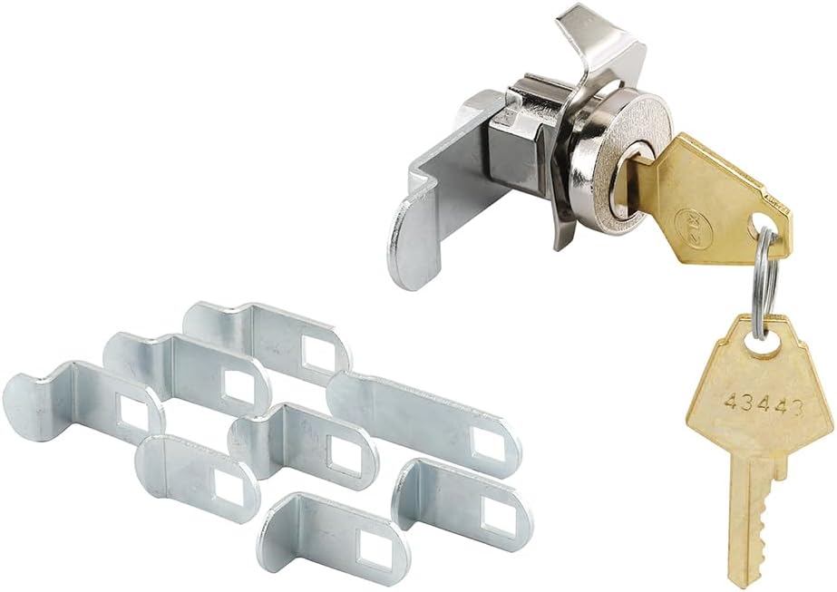 Prime-Line MP4530 National Keyway Mail Box Lock with 9 Cams and 5 Pin (Single Pack)