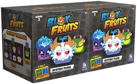 Blox Fruits - Collectible Mystery Plush 2-Pack (4” Tall, Series 3) [Includes DLC]