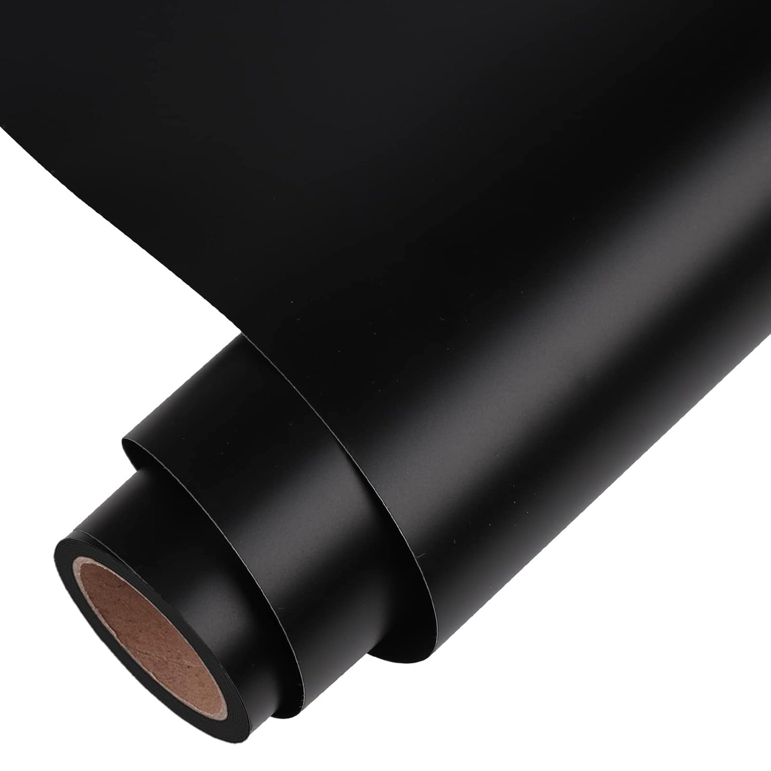 VINYL FROG Black Self Adhesive Vinyl Roll Matte Permanent Vinyl 12''x5ft Craft Vinyl for Mug, Cup, Window & Home Deco,and other DIY projects