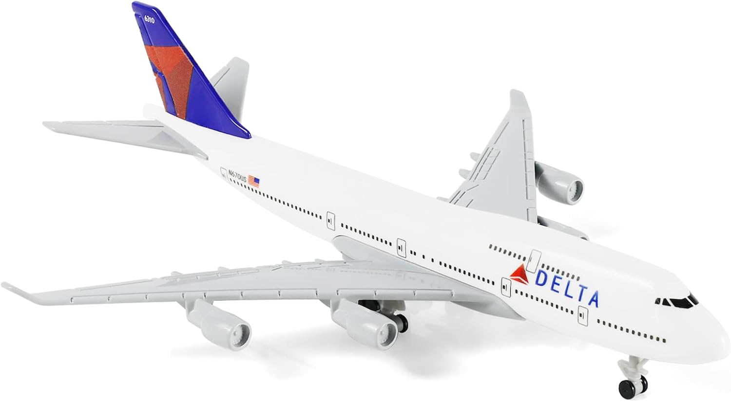 1/400 Plane 747 Model Kits (6-inch L) for Boeing 747 Airlines Plane Model with Pre-Built Aircraft Landing Gear and Display Stand for Adults Planes Aviation Gifts or Collection