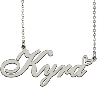 HUAN XUN Customized Custom Made Any Name Necklace for Women in Gold Silver