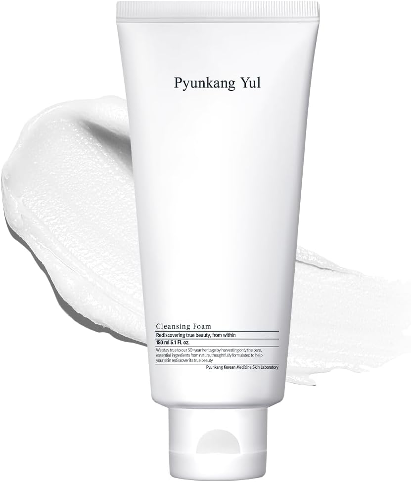 PYUNKANG YUL Cleansing Foam - Korean Facial Wash for All Skin Types - Zero-irritation Face Washer extracted from Coconut - Moisturized Skin & Creating Moisture Barrier after Cleansing - 150ml