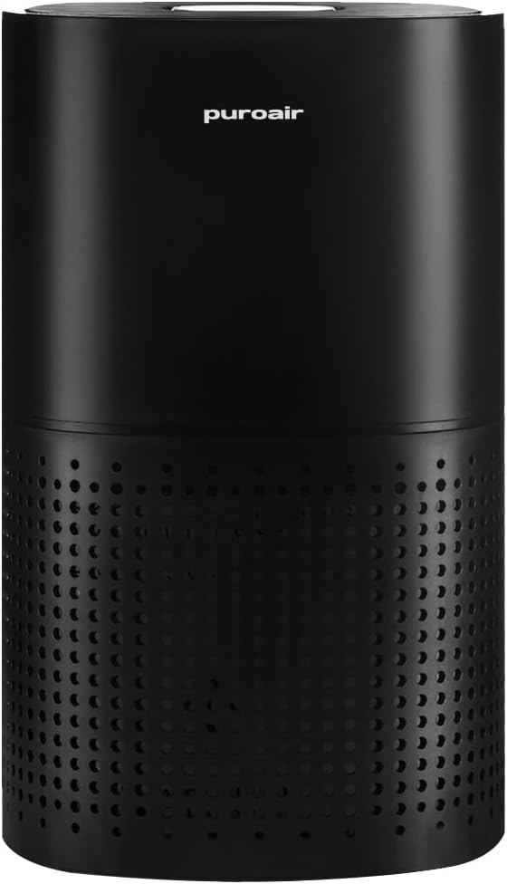 Powerful PuroAir HEPA Air Purifiers for Home Large Rooms - Filters Up To 99% of Pollutants, Smoke, Pollen, Dust, and VOCs - Quiet HEPA Air Filter 22 dB - Air Purifiers for Bedroom - Covers 1,115 Sq Ft