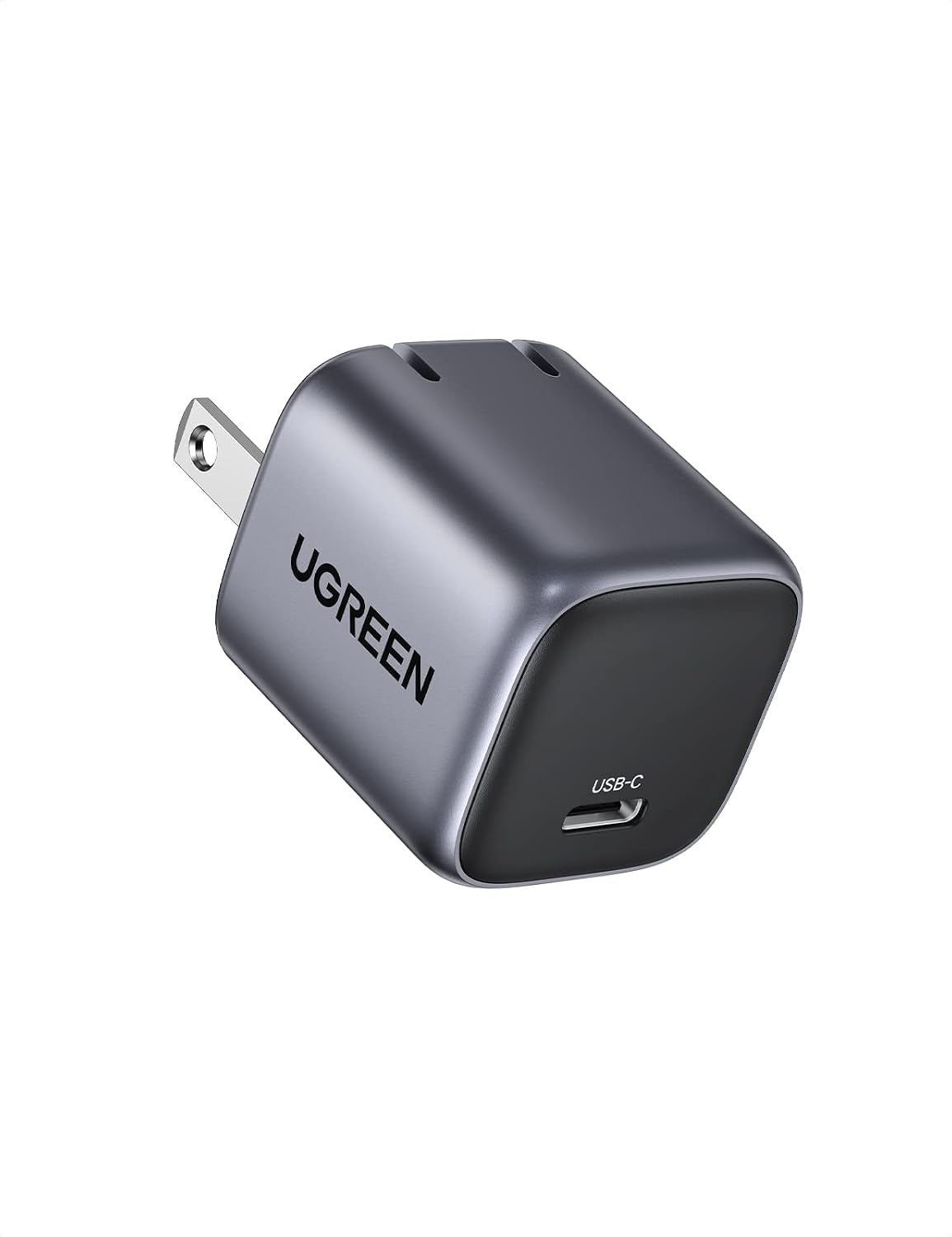 UGREEN 30W USB C Charger, Nexode Foldable GaN PPS Compact Fast Wall Charger Block, USB-C Power Adapter for iPhone 16/15/14/13, Galaxy S24 Ultra/S23 (Black)