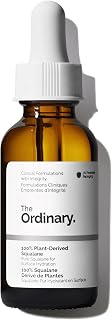 The Ordinary 100% Plant-Derived Squalane, for Skin and Hair, Lightweight Hydration, and Moisture Barrier Support, 1 Fl Oz