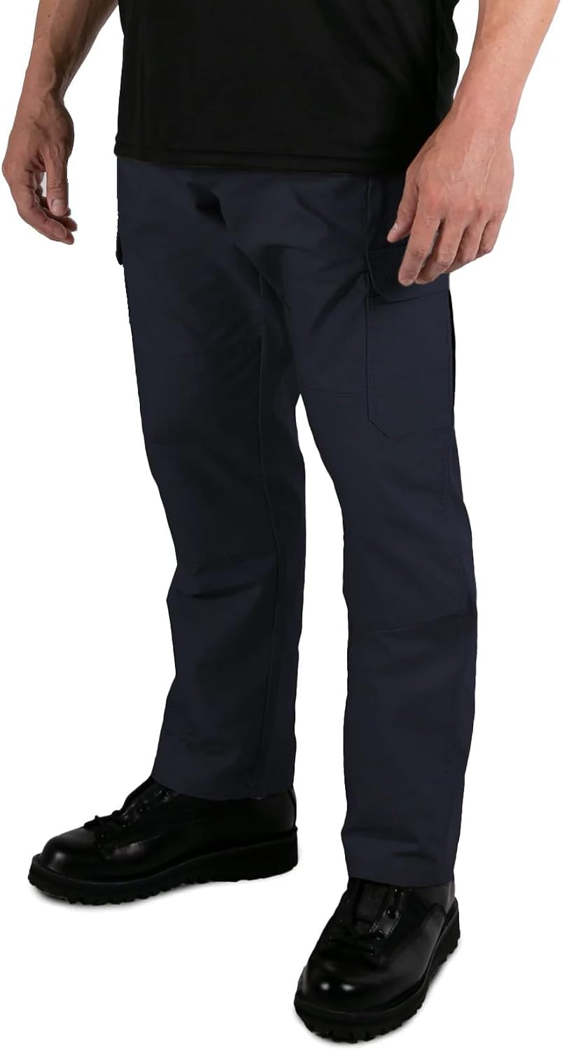 RYNO GEAR Men’s Tactical Cargo Workwear Pant – Ripstop, Adjustable Waist, 8 Pockets, Velcro, Durable Fit BDU Trouser