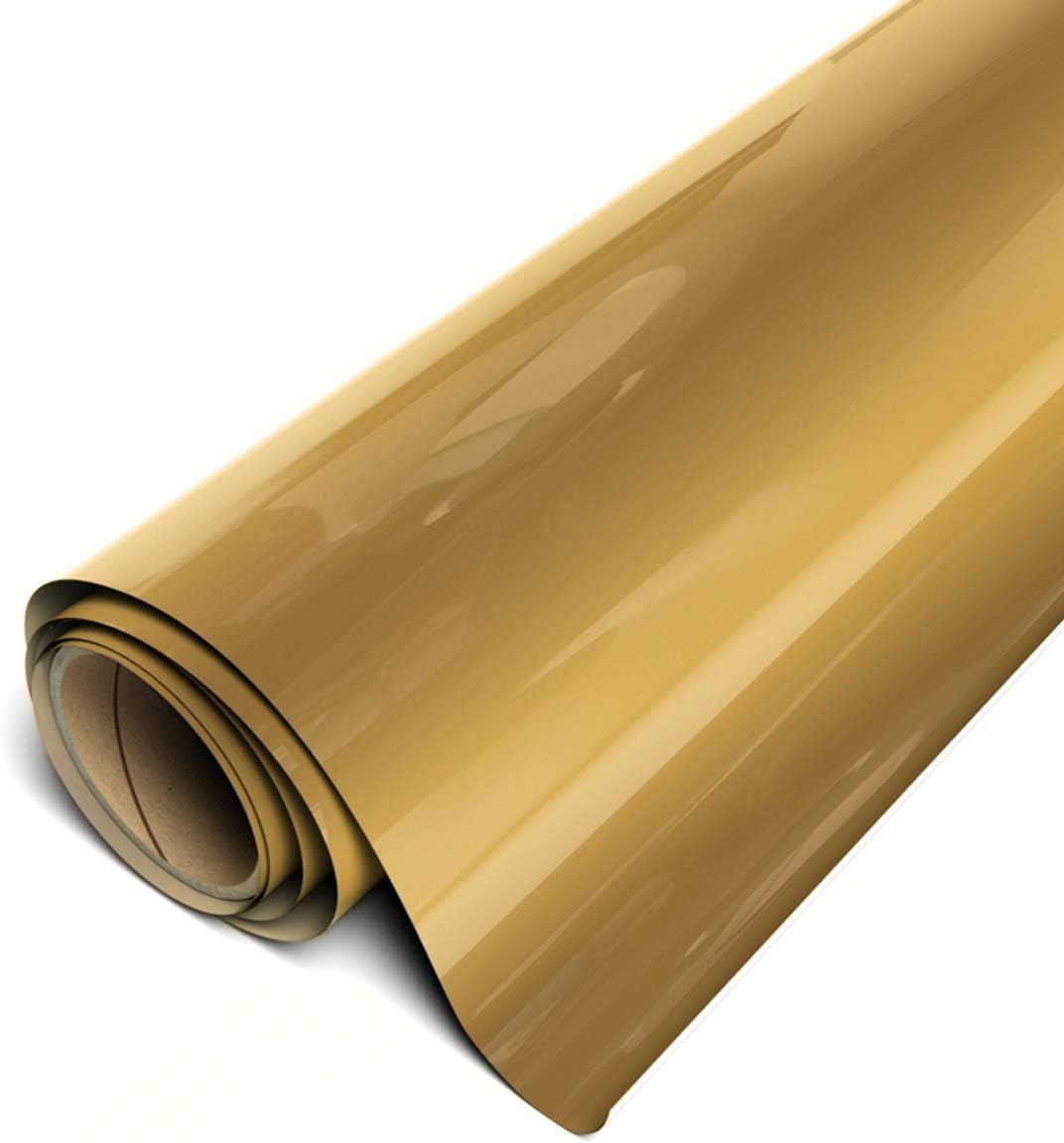 Siser EasyWeed Heat Transfer Vinyl 11.8" x 3ft Roll (Gold) - Compatible with Siser, Cricut, Silhouette and Other Craft/Professional Cutters - CPSIA Certified