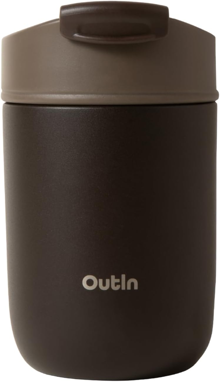 OutIn Travel Tumbler, Leakproof Insulated Coffee Tumbler, 12oz