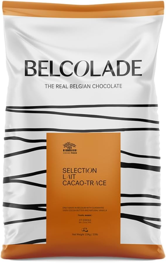 Belcolade O3X5/J Milk Chocolate Drops 15kg – Belgian Couverture