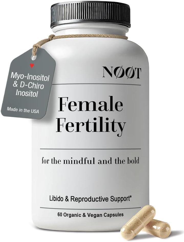 Female Fertility Supplement - Conception for Her with Myo-Inositol & D-Chiro Inositol Supplement for Women and Future Moms Hormone Balance for Women Vegan 60 Capsules / 1 Month Supply