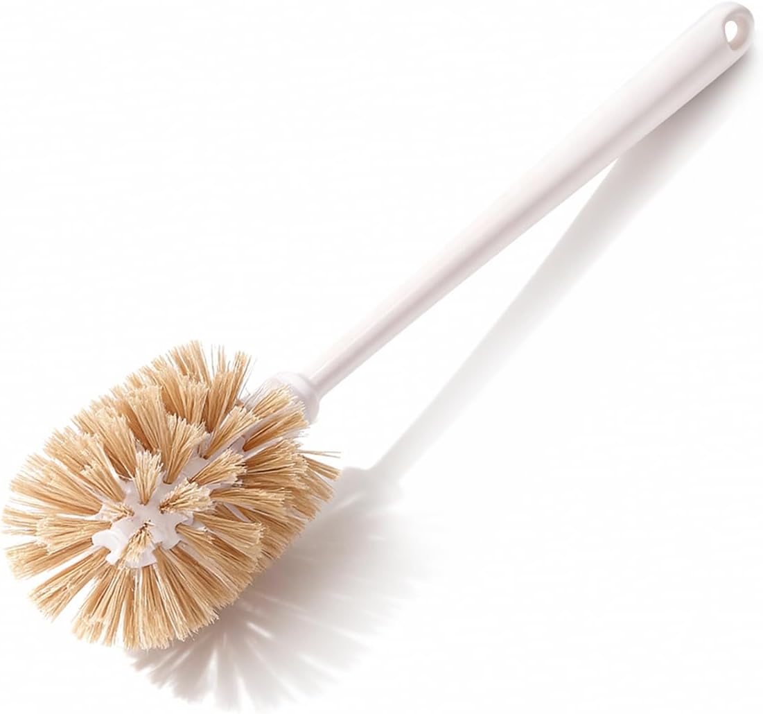 Bottle Brush Cleaner,Long Plastic Handle,Soft Bristle&Non-Scratch,Cleans and Scrubs Hard to Reach Coffee Cups,Mason,Thermos,Glass Bottle,Beer Bottles,Wine Bottles,Baby Bottle,Mugs