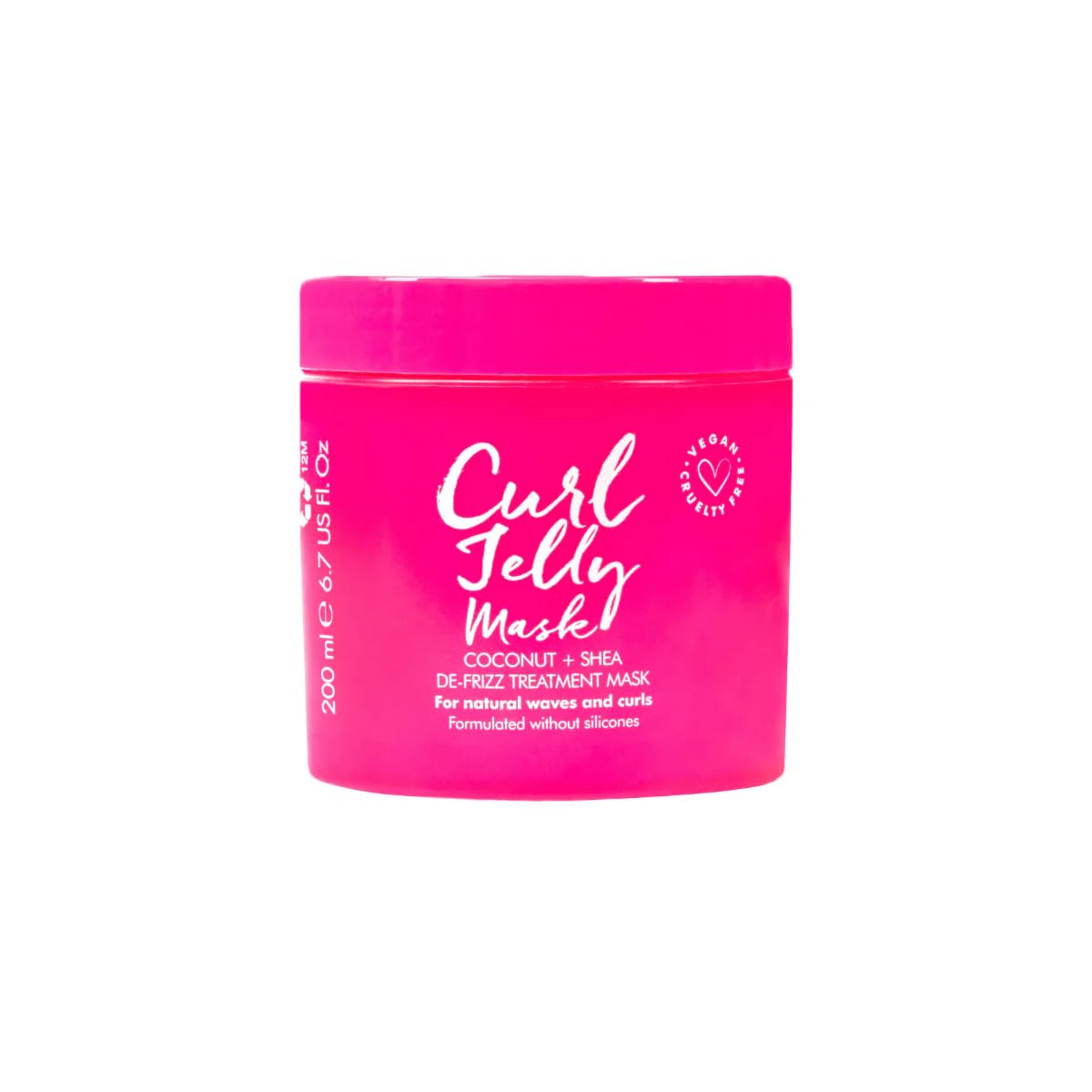 Umberto Giannini Curl Jelly Mask 10.14 fl Oz - Deep Conditioning Anti-frizz Treatment for Curly and Coily Hair