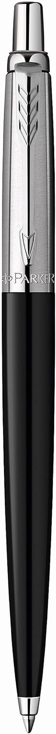 Parker Jotter Originals Ballpoint Pen Classic Black Finish Medium Point Blue Ink 1 Count