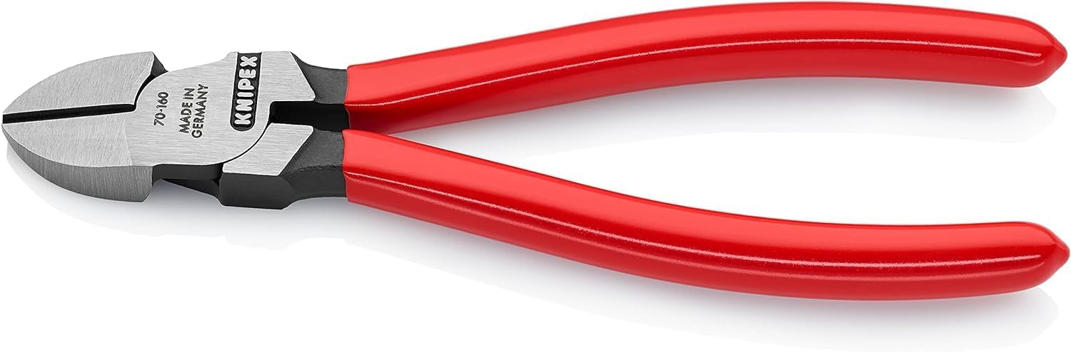 KNIPEX Diagonal Cutter with Plastic Coating 160 mm, 70 01 160