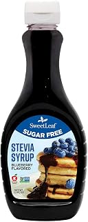SweetLeaf Sugar-Free Stevia Syrup, Blueberry,12 Ounce