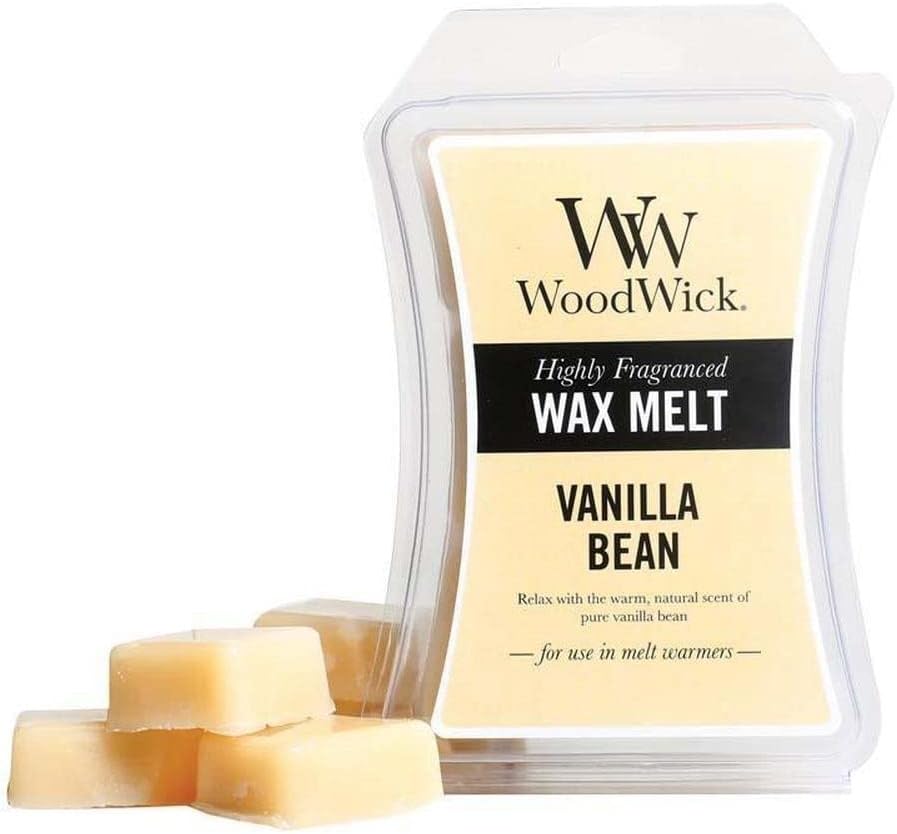 WoodWick Vanilla Bean Hourglass 3 oz Wax Melt