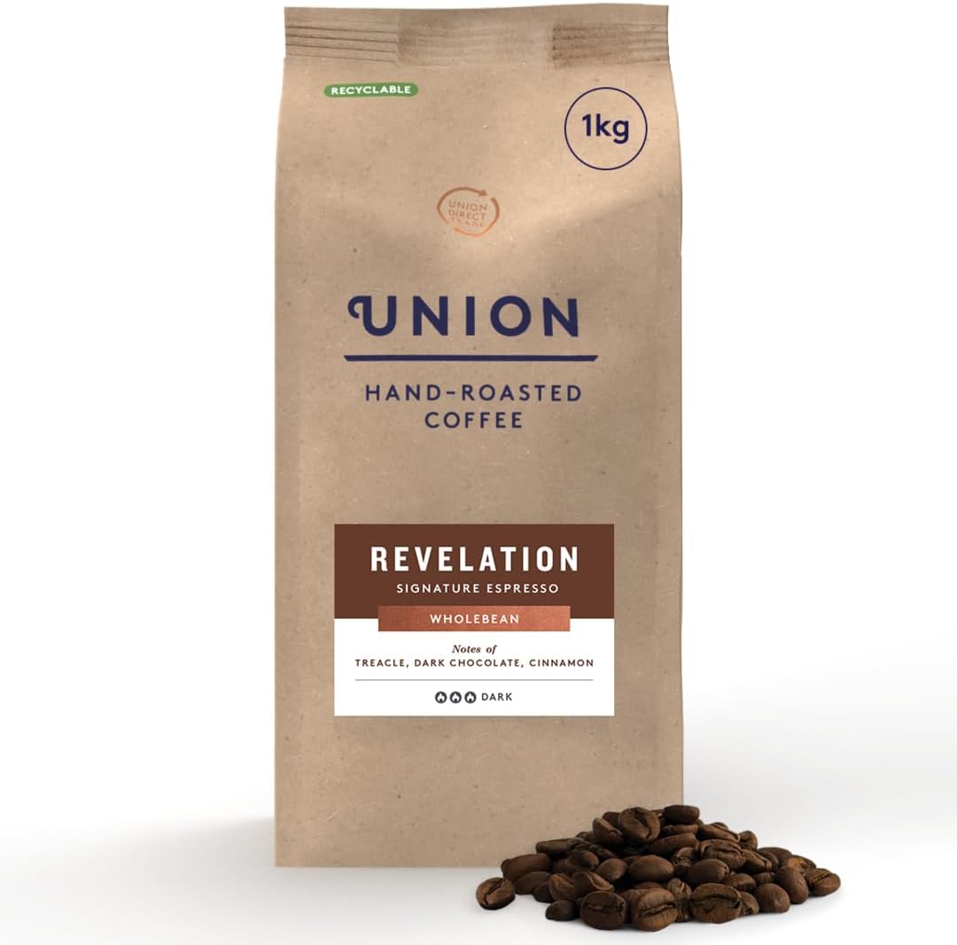 Union Coffee | Revelation Espresso Coffee Beans | Dark Roast | Pack of 1kg