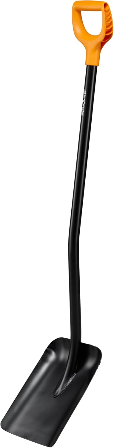 Fiskars SOLID D Handle Shovel 1.27m