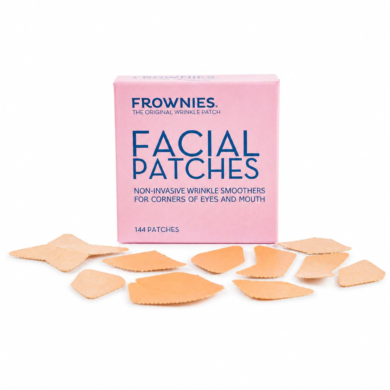 Frownies Corners of Eyes & Mouth Wrinkle Patches, 144 Count