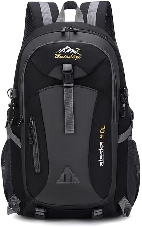 Berelin Hiking Backpack, Lightweight Breathable Trekking Rucksack for Men Women, Water Resistant Daysack Travel Bag, Durable Backpack for Skiing Climbing Cycling Mountaineer Outdoor Sports
