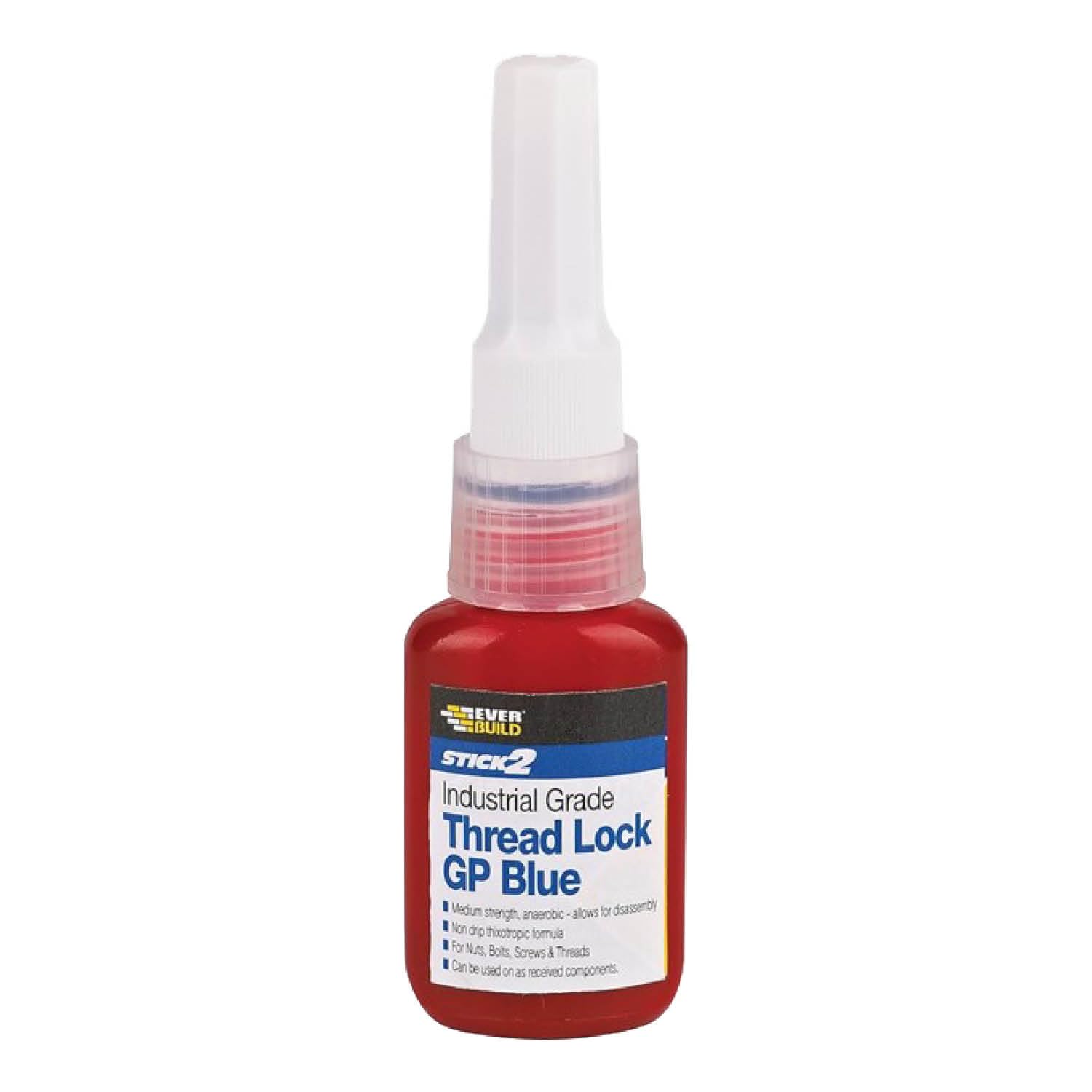 Everbuild Stick2 Thread Lock GP Blue – Gap Filling – Non-Drip – Self-Curing – Industrial Grade – 10g